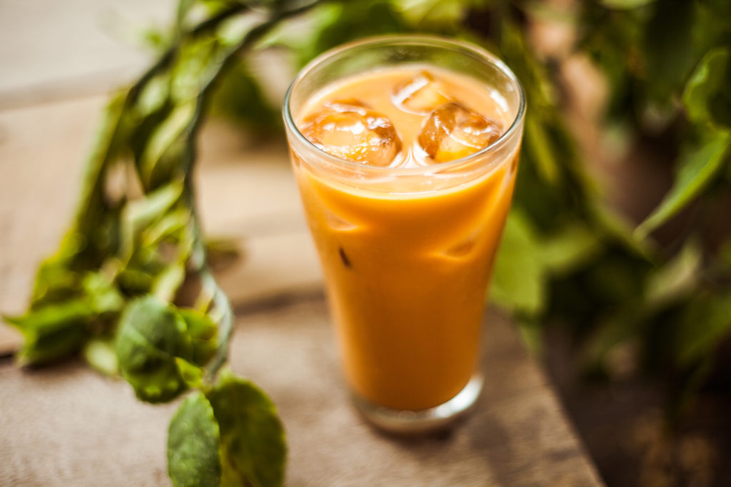 Burmese Iced Tea with Milk