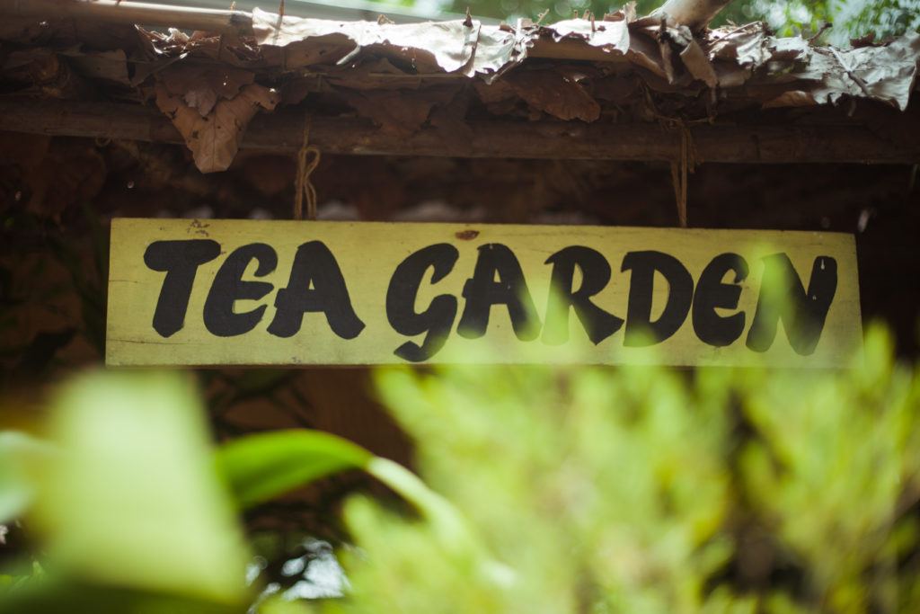 Tea Garden Sign